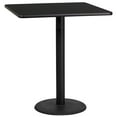 thumbnail image 1 of Flash Furniture Base de Table-Rd en Stratifié 36Sq en Noir, 1 of 2