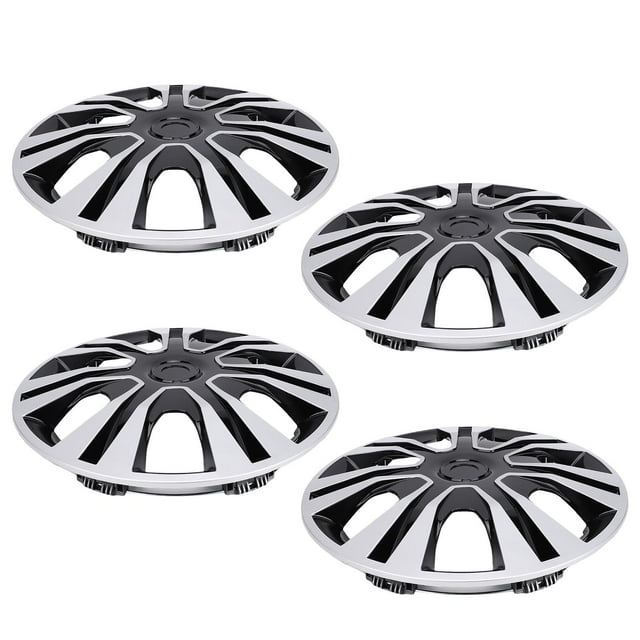 4PCS Snap On 16in Hub Caps, Universal Wheel Rim Cover for Cars Trucks SUVs