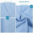 thumbnail image 2 of FLXXIE 1800 Count Double Brushed Microfiber Envelope Pillowcases Set of 4, King, 20" x 40", Sky Blue, 2 of 5