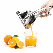 Stainless Steel Manual Citrus Juicer, 304 Hand Press Fruit Juicer for Lemon Orange Pomegranate, Heavy Duty Kitchen Juice Squeezer