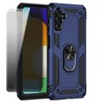 thumbnail image 1 of Aggxpf Samsung A14 5g Phone Case Screen Protector, Full-Body Shockproof Case with Anti Spy Privacy Tempered Screen Protector (2 Pack), Blue, 1 of 5