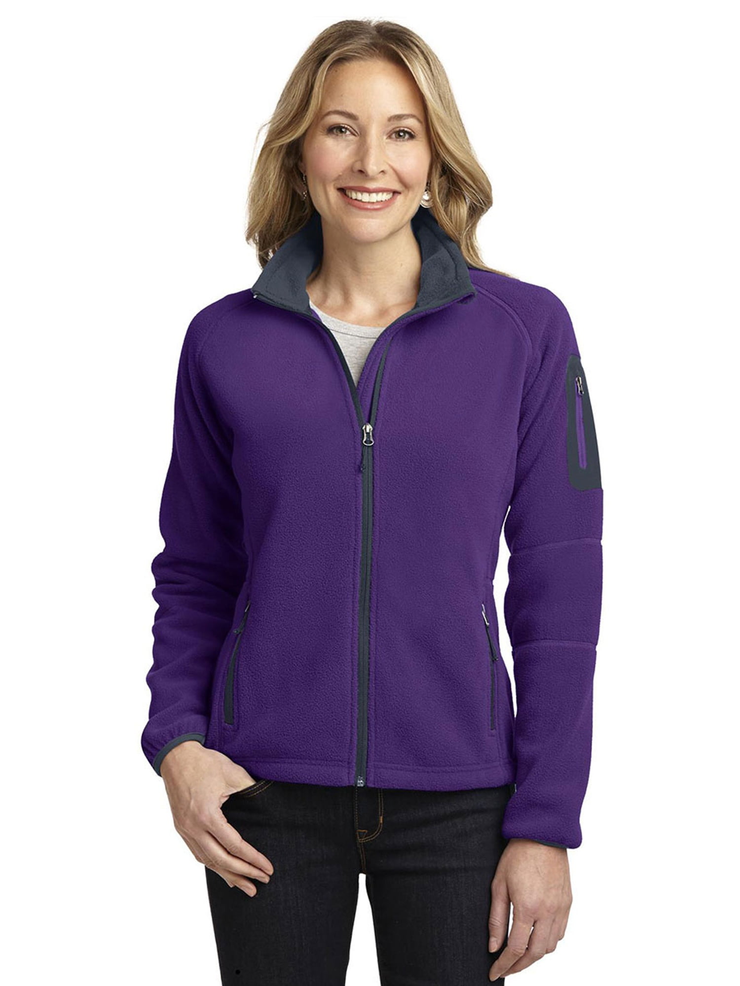 Port Authority Women's Enhanced Value Fleece Full-Zip Jacket - Walmart.com