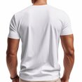 thumbnail image 5 of TAGOLD Mens Summer Short Sleeve Round-Neck Blouses & Shirts Solid Color Soft Slim Loose Casual Sports Top, 5 of 5