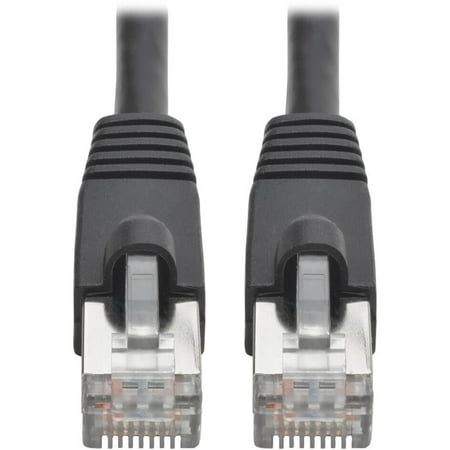 UPC: 0037332203779 | Tripp Lite Cat6a 10G-Certified Snagless Shielded STP Network Patch Cable (RJ45 M/M) PoE Black 20 ft.