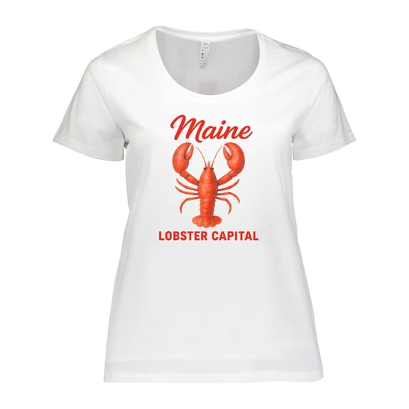 Inktastic Maine Lobster Women's Plus Size T-Shirt
