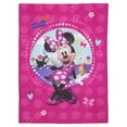 Disney Minnie Mouse 4Piece Happy Helper Toddler Bedding Sets, Toddler