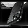 thumbnail image 4 of JETech Case for iPhone 14 6.1-Inch Compatible with MagSafe, Heavy Duty Dual-Layer Rugged Protection, Shockproof Protective Tough Phone Magnetic Cover (Black), 4 of 6