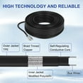thumbnail image 3 of 30FT Heat Tape for Water Pipes, Roof Snow De-Icing, RV Heating Cable,120 Volt 8W/ft, 3 of 4
