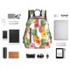 thumbnail image 4 of Fotbe Hawaiian Pineappl Mochila Ligera para Hombres y Mujeres - Duradera y Resistente al Agua, Ideal para Escuela, Trabajo, Viajes y Uso Diario, 4 of 7