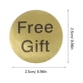 thumbnail image 2 of OUNONA Golden Adhesive Stickers Customer Appreciation for Decoration 500Pcs, 2 of 8