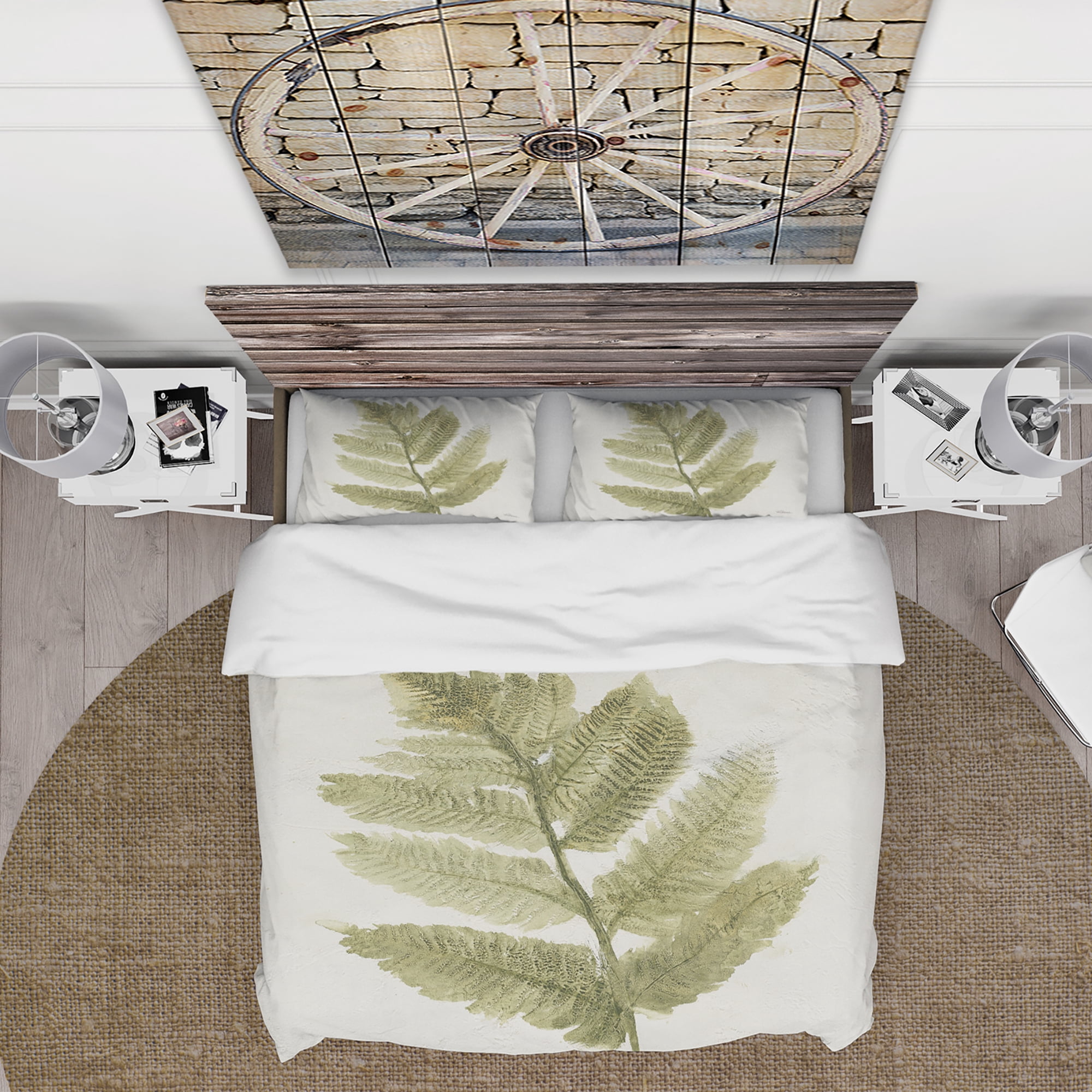 Designart 'Simple Forest IV' Cottage Duvet Cover Set