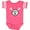 Football Pink and White, variant on Inktastic Future Lacrosse Star Childs Boys or Girls Baby Bodysuit