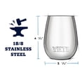 thumbnail image 4 of Vaso de vino YETI Rambler, 300 ml, con aislamiento al vacío, papaya, 4 of 8