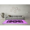 thumbnail image 3 of Ahgly Company Indoor Rectangle Oriental Purple Traditional Area Rugs, 4' x 6', 3 of 4