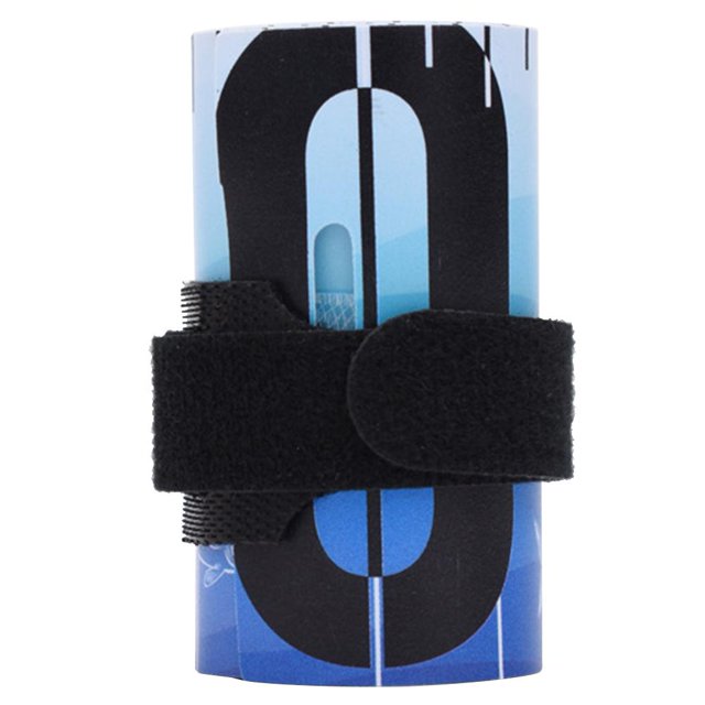Regla de pesca de PVC, herramienta de pesca impermeable, sin deformación para pescar (azul)