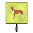 thumbnail image 1 of Spanish Hound Checkerboard Green Leash or Key Holder, 1 of 1