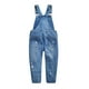 thumbnail image 2 of Monos de mezclilla rasgados para niñas y niños KIDSCOOL SPACE Pantalones vaqueros de algodón desgastados azul claro 10-11 Años, 2 of 6