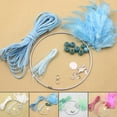 thumbnail image 6 of Diy Crochet Feather Dream Catcher Kit Hanging Decoration Wall Ornament Background Decor Living Room Bedroom Home Decor, 6 of 7