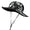 L: Obsidian (Laser-vented Design), variant on KastKing Sol Armis UPF 50 Boonie Hat - Sun Protection Hat, Fishing Hat, Beach & Hiking Hat, Paddling