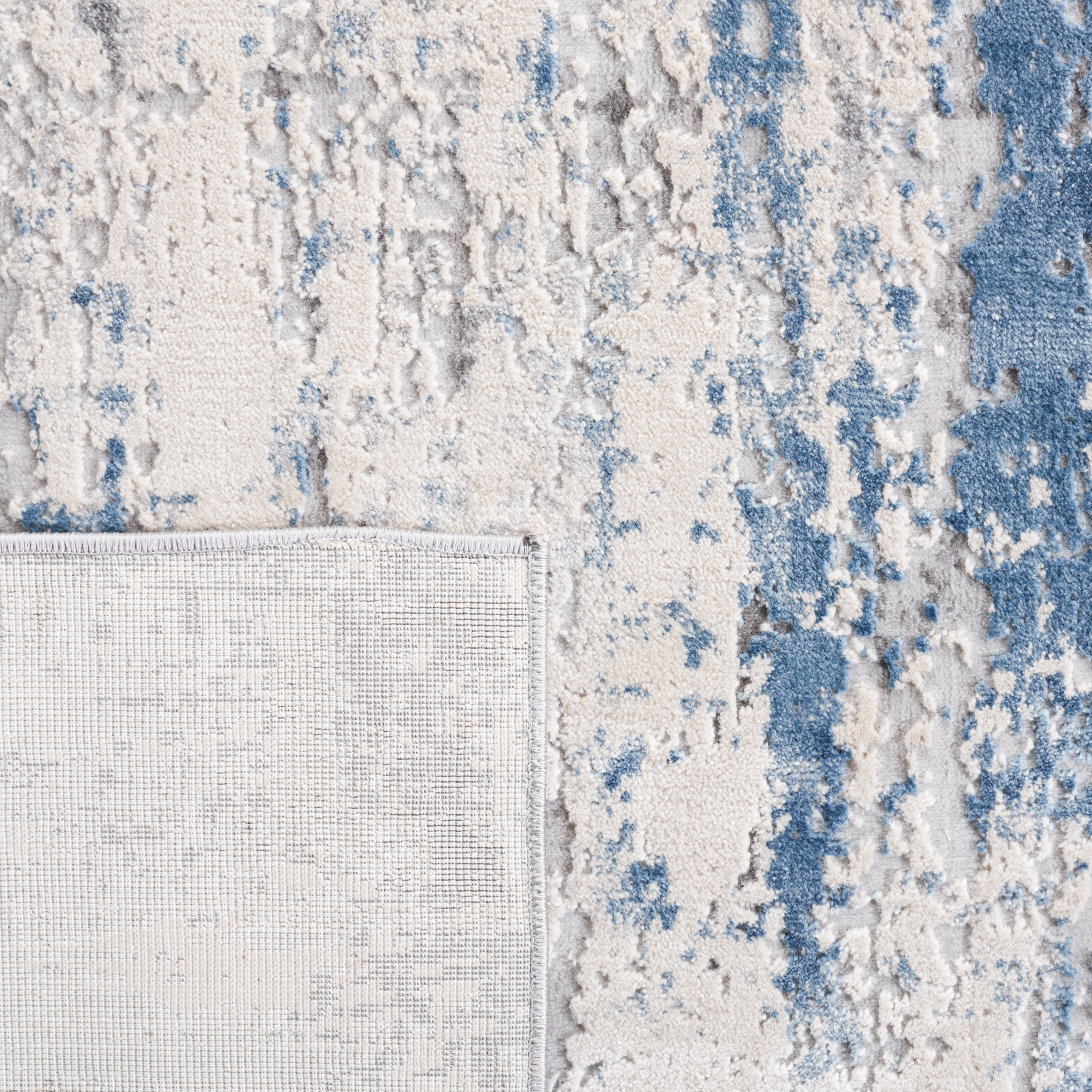 SAFAVIEH Invista Jocelin Abstract Area Rug, Grey/Blue, 9' x 12'