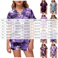 thumbnail image 3 of Leey-World Halloween Pajamas for Toddlers Girl Set Halloween Print Soft Comfortable Home Short Sleeve Shorts Sleep Wear Two Piece Pack, 3 of 5
