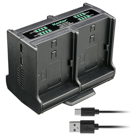 Image of Kastar Quadruple Battery Charger Compatible with Sony DSC-H3 DSC-H7 DSC-H9 DSC-H10 DSC-H20 DSC-H50 DSC-H55 DSC-H70 DSC-H90 DSC-HX5 DSC-HX5V DSC-HX7 DSC-HX7V Camera