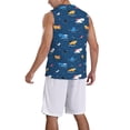 thumbnail image 2 of Honeii Colorful Ocean Shark print basktball shirt for men and women, Unisex basketball jersey for Theme party-4X-Large, 2 of 6
