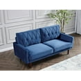 thumbnail image 3 of US PRIDE FURNITURE Tufted Cushion Back 69.3 Wide Sofa-Dark Blue, 3 of 5