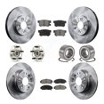 thumbnail image 1 of Transit Auto Roulements de Moyeu de Roue avant Arrière Assemblage Rotors de Frein à Disque et Kit de Tampons Semi-Métalliques (10 Pcs) pour Voiture 1999-2003 Acura TL - Côté Gauche Droit (Conducteur Passager) KBB-106544, 1 of 10