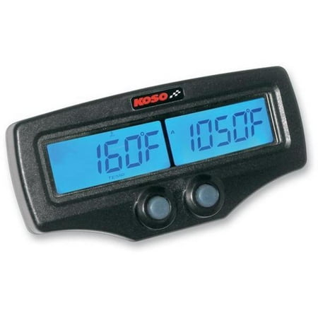 Water Temperature Sensor Attachment - Koso North America BA006B00X Dual EGT Meter with Tachometer and Water Temperature with Fast-Response EGT Sensors