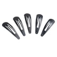 thumbnail image 1 of 50 pinzas para el pelo ppara niños de para mujer, pasadores a presión BB, accesorios para el cabello, pasadores para el pelo para niña, niño y bebé (negro), 1 of 5