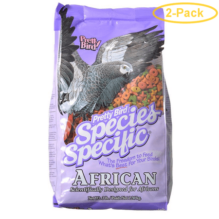Pretty Bird Species Specific African Grey Food 3 lbs - Pack of