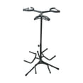 thumbnail image 1 of Soporte para violonchelo,Estante de exhibición de guitarra de 3 cabezales de hierro con altura ajustable,Soporte de guitarra de tres cabezales,soporte de suelo tipo trípode,Expositor de metal, 1 of 8
