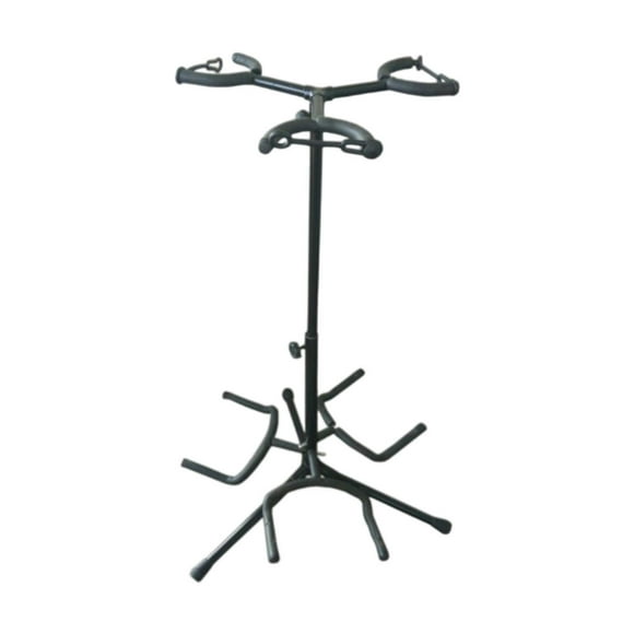 Soporte para violonchelo,Estante de exhibición de guitarra de 3 cabezales de hierro con altura ajustable,Soporte de guitarra de tres cabezales,soporte de suelo tipo trípode,Expositor de metal