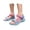 sandals 77#Pink, variant on WAYUTE Girls Sandals Soft Sole Gradient Color Hook and Loop Lightweight Outdoor Design Stylish Beach Shoes for Big Kids Teen,Pink,11 Y-11.5 Y