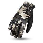 Roper - Womens Motorcycle Leather Gloves CAMO