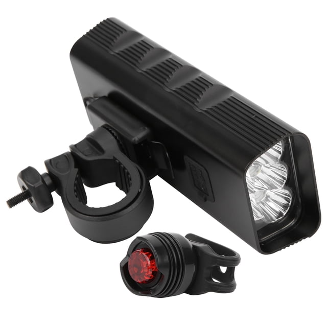 Front Headlight and Back Taillight, Bike Light Set 360 Degree Rotatable Quick Release for Night Riding for Road Mountain Cycling