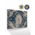 thumbnail image 2 of Navy Blue Boho Wall Art for Living Room,Canvas Picture Wall Decor for Bathroom Bedroom,Modern Geometric Abstract Ehtnic Painting Artwork for Office Kitchen Hallway Dining Room Home Decor 16"x20", 2 of 8