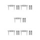 thumbnail image 2 of sweethay Landing Gear Plastic Height Extender Accesorio Reemplazo para Mini/Mini 2 Type2, 2 of 6