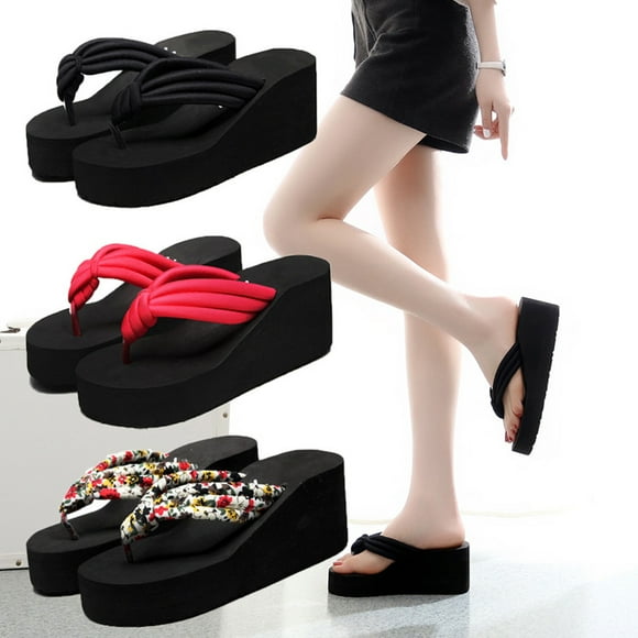Luxshiny Sandalias Negras Con Y Plataforma Para Fiesta Suela Antideslizante Y Plantilla Acolchada