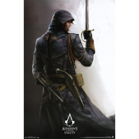 AC Unity - Sword Poster 22 x 34in By Poster (Ac Unity Best Weapon)