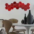 thumbnail image 3 of 32 Uds pegatinas de pared de espejo hexagonal calcomanías de pared extraíbles acrílico decorativo Leyfeng Calcomanías de pared de espejo, 3 of 4