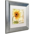 thumbnail image 2 of Trademark Fine Art "Ete I" Canvas Art by Color Bakery White Matte, Silver Frame, 2 of 4