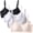 Set1-4pack, variant on Big Girls Bra Comfort Flex Flex Fit Seamless Breathable Adjustable Straps Bras for Girls 10-16 Years
