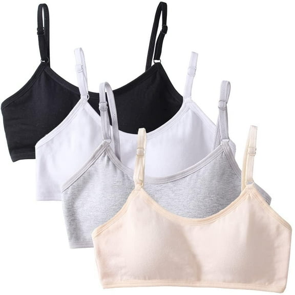 Big Girls Bra Comfort Flex Seamless Adjustable Breathable Sports Bra Teen Girls Clothes Bras for Girls 10-16