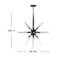 thumbnail image 5 of Fredrick Ramond Lighting - Ariel-Sixteen Light Large Orb Chandelier in Modern, 5 of 6