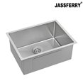 thumbnail image 3 of JASSFERRY 23in Single Bowl Handcrafted 18 Gauge Stainless Steel Undermount Sink, 3 of 5