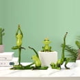 thumbnail image 2 of 4 Uds. Rana americana de Yoga para jardín, artes y manualidades de resina, decoración, mueble de TV, porche, bodega, decoración de animales, los tamaños varían Sincero Electrónica, 2 of 5