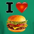 thumbnail image 3 of CafePress - Cheeseburger Love T Shirt - Men's Classic Graphic Cotton T-Shirt, 3 of 4