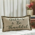 thumbnail image 3 of Harvest Blessings Gather & Be Thankful Pillow 7x13, 3 of 4